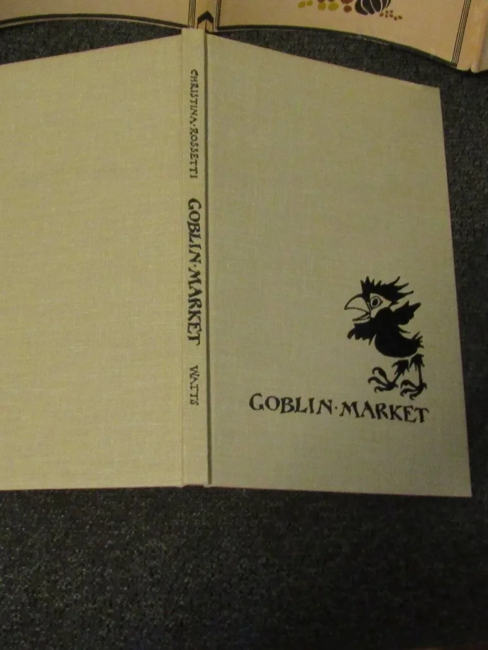 1972 HC/DJ GOBLIN MARKET Christinia Rossetti & Arthur Rackham Color Plates NEC